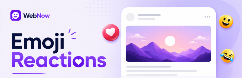 WebNow Emoji Reactions Preview Wordpress Plugin - Rating, Reviews, Demo & Download