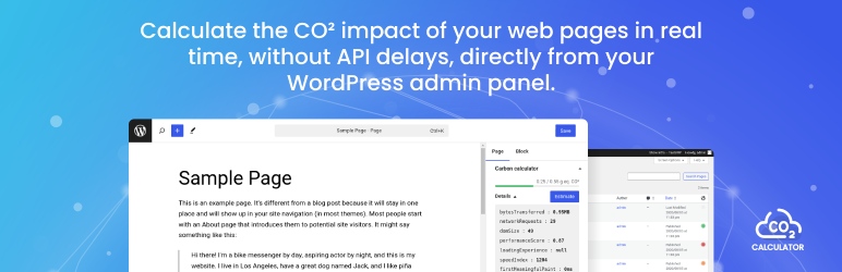 Website Carbon Calculator Preview Wordpress Plugin - Rating, Reviews, Demo & Download