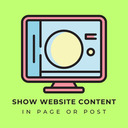Website Content In Page Or Post
