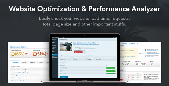 Website Optimization & Performance Analyzer WordPress Plugin Preview - Rating, Reviews, Demo & Download