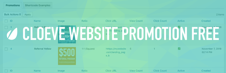 Website Promotion Free Preview Wordpress Plugin - Rating, Reviews, Demo & Download