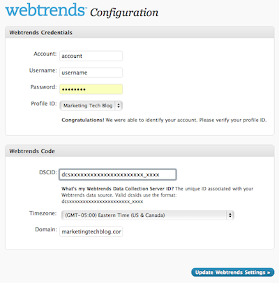 Webtrends Preview Wordpress Plugin - Rating, Reviews, Demo & Download