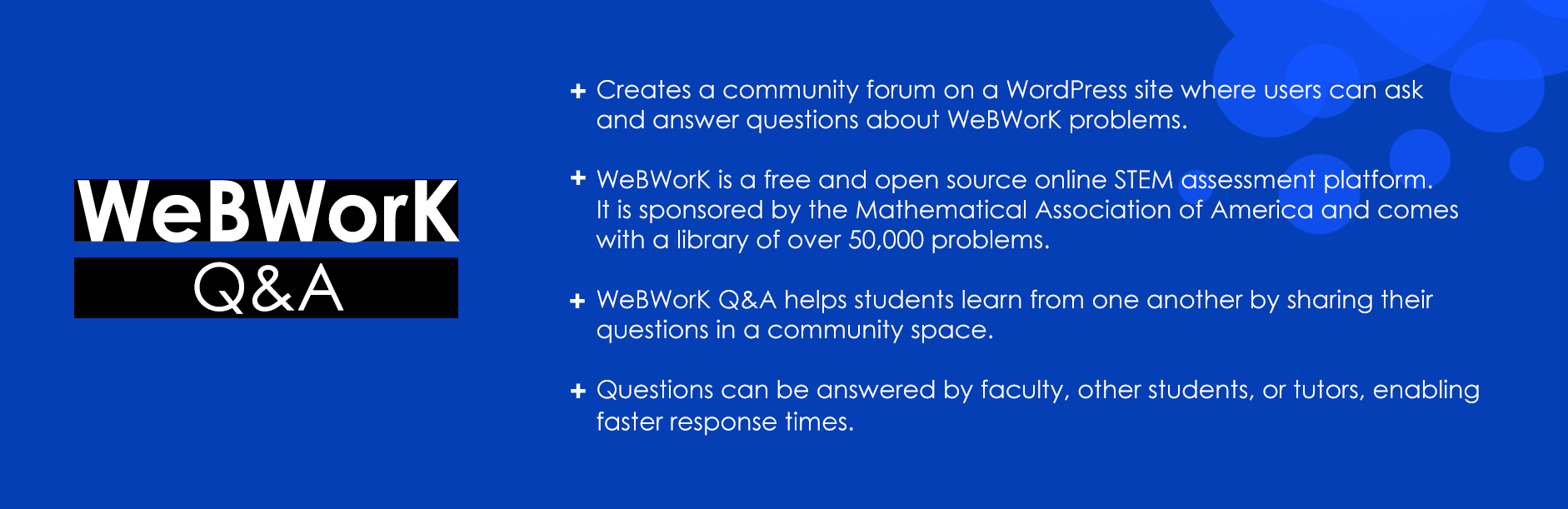 WeBWorK Q&A Preview Wordpress Plugin - Rating, Reviews, Demo & Download