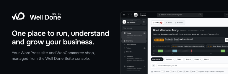 Well Done Suite Connector Preview Wordpress Plugin - Rating, Reviews, Demo & Download