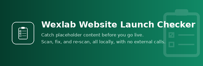Wexlab Website Launch Checker Preview Wordpress Plugin - Rating, Reviews, Demo & Download