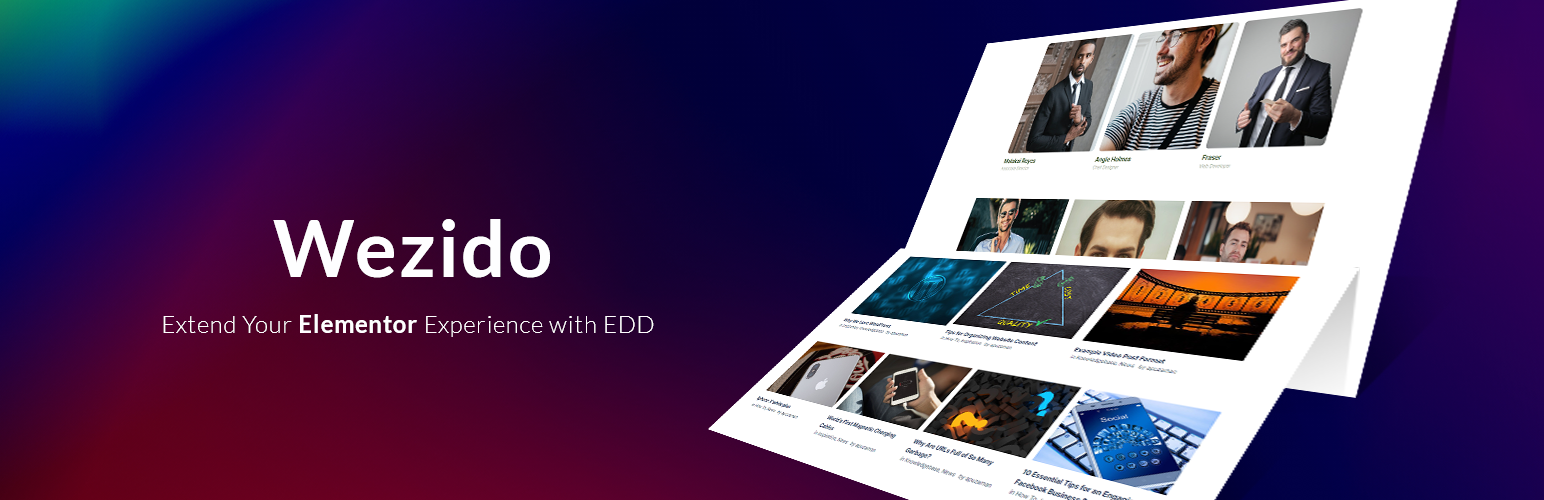 Wezido – Elementor Addon Based On Easy Digital Downloads Preview Wordpress Plugin - Rating, Reviews, Demo & Download