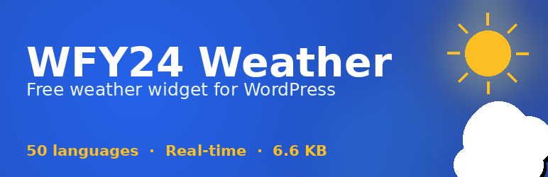 WFY24 Weather Widget Preview Wordpress Plugin - Rating, Reviews, Demo & Download
