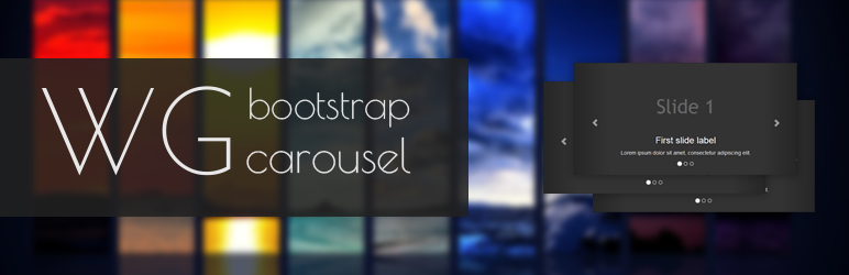 WG Bootstrap Carousel Preview Wordpress Plugin - Rating, Reviews, Demo & Download