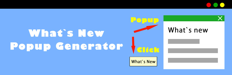 What’s New Popup Generator Preview Wordpress Plugin - Rating, Reviews, Demo & Download