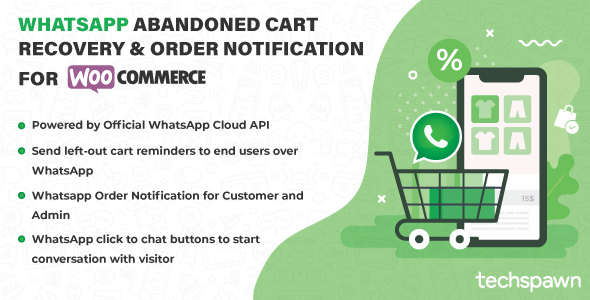 Whatsapp Abandoned Cart Recovery & Order Notifications For WooCommerce Preview Wordpress Plugin - Rating, Reviews, Demo & Download