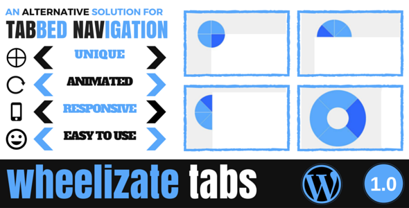 Wheelizate Tabs Plugin for Wordpress Preview - Rating, Reviews, Demo & Download