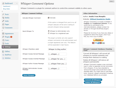 Whisper Comment Preview Wordpress Plugin - Rating, Reviews, Demo & Download
