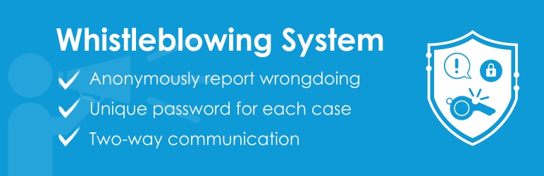 Whistleblowing System – Mobile-Friendly Communication Form Preview Wordpress Plugin - Rating, Reviews, Demo & Download