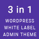 White Label Admin Theme Package For WordPress (3 In 1): (Ultra + Legacy + Material Admin)