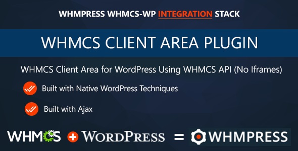 WHMCS Client Area Plugin for Wordpress By WHMpress Preview - Rating, Reviews, Demo & Download