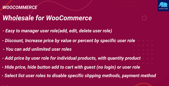 Wholesale For WooCommerce Preview Wordpress Plugin - Rating, Reviews, Demo & Download