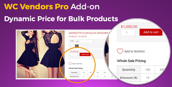Wholesale Price Discount Plugin Addon For Wc Vendor Pro Preview - Rating, Reviews, Demo & Download
