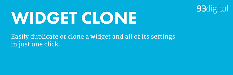 Widget Clone Preview Wordpress Plugin - Rating, Reviews, Demo & Download