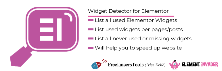 Widget Detector For Elementor Preview Wordpress Plugin - Rating, Reviews, Demo & Download