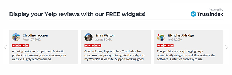 Widgets For Yelp Reviews Preview Wordpress Plugin - Rating, Reviews, Demo & Download
