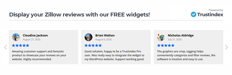 Widgets For Zillow Reviews Preview Wordpress Plugin - Rating, Reviews, Demo & Download