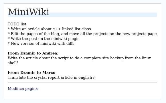 Wiki Dashboard Preview Wordpress Plugin - Rating, Reviews, Demo & Download