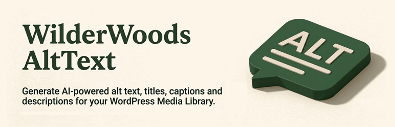 WilderWoods AltText Preview Wordpress Plugin - Rating, Reviews, Demo & Download