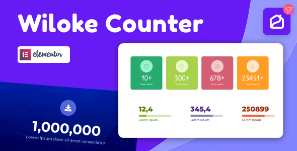 Wiloke Counter For Elementor Preview Wordpress Plugin - Rating, Reviews, Demo & Download