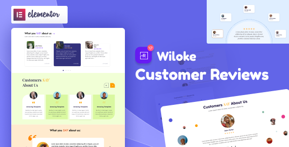 Wiloke Customer Reviews For Elementor Preview Wordpress Plugin - Rating, Reviews, Demo & Download