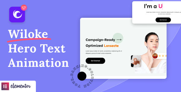 Wiloke Hero Text Animation For Elementor Preview Wordpress Plugin - Rating, Reviews, Demo & Download
