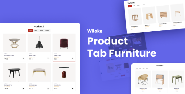 Wiloke Product Tab Furniture Addon For Elementor Preview Wordpress Plugin - Rating, Reviews, Demo & Download