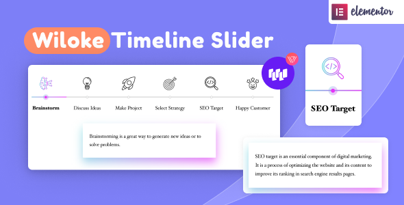 Wiloke Timeline Slider For Elementor Preview Wordpress Plugin - Rating, Reviews, Demo & Download