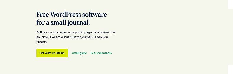 Wisdom Journal Manager Preview Wordpress Plugin - Rating, Reviews, Demo & Download