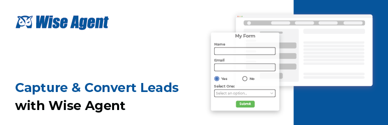 Wise Agent Lead Forms Preview Wordpress Plugin - Rating, Reviews, Demo & Download