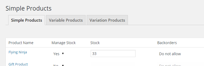 WM Bulk Stock Update For WooCommerce Preview Wordpress Plugin - Rating, Reviews, Demo & Download