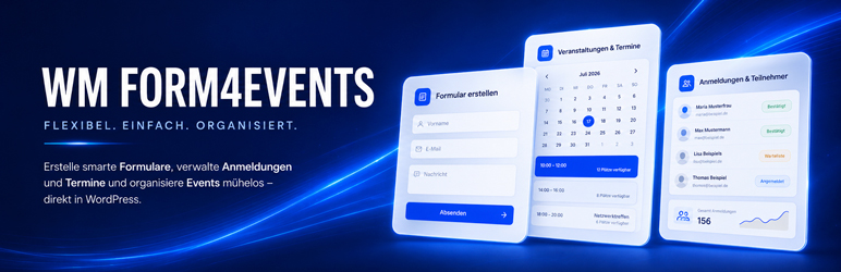 WM Form4Events Preview Wordpress Plugin - Rating, Reviews, Demo & Download
