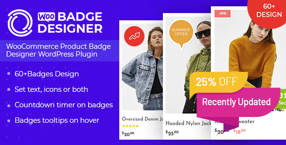 Woo Badge Designer Preview Wordpress Plugin - Rating, Reviews, Demo & Download