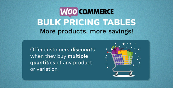 Woo Bulk Pricing Tables Preview Wordpress Plugin - Rating, Reviews, Demo & Download