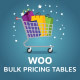 Woo Bulk Pricing Tables