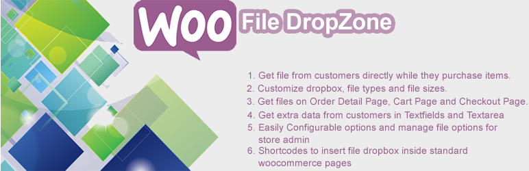 Woo File Dropzone Preview Wordpress Plugin - Rating, Reviews, Demo & Download