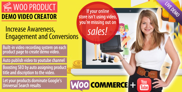 Woo Product Demo Video Creator Preview Wordpress Plugin - Rating, Reviews, Demo & Download