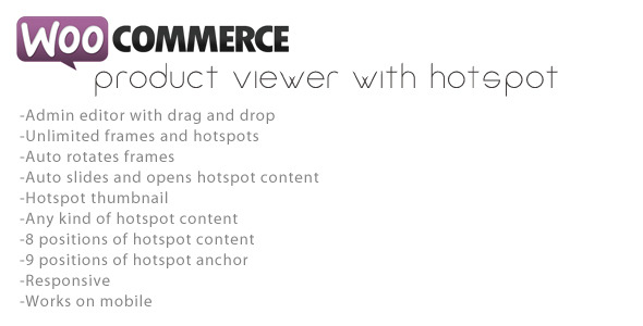Woo Product Viewer With Hotspot Preview Wordpress Plugin - Rating, Reviews, Demo & Download