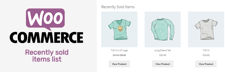 Woo Recently Sold Items List Preview Wordpress Plugin - Rating, Reviews, Demo & Download