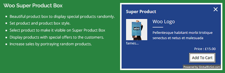 Woo Super Product Box Preview Wordpress Plugin - Rating, Reviews, Demo & Download