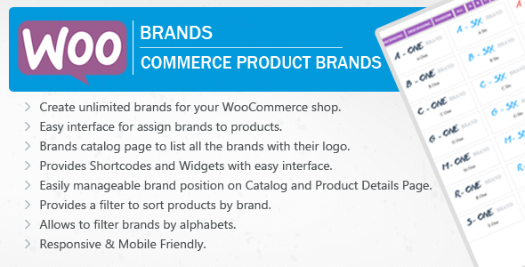 WooBrands – WooCommerce Product Brands Preview Wordpress Plugin - Rating, Reviews, Demo & Download