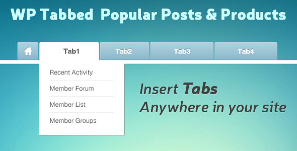 Woocomerce Tabbed Popular Post & Products Preview Wordpress Plugin - Rating, Reviews, Demo & Download