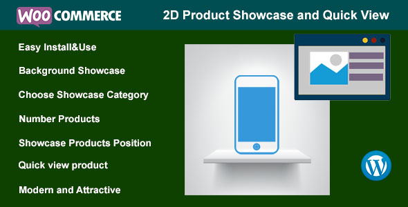 WooCommerce 2D Product Showcase And Quick View Preview Wordpress Plugin - Rating, Reviews, Demo & Download