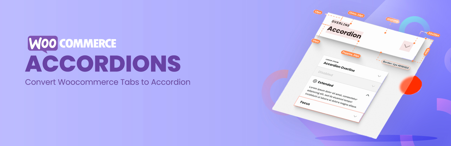 WooCommerce Accordions Preview Wordpress Plugin - Rating, Reviews, Demo & Download