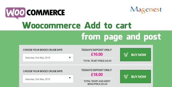 Woocommerce Add To Cart From Any Page And Post Preview Wordpress Plugin - Rating, Reviews, Demo & Download
