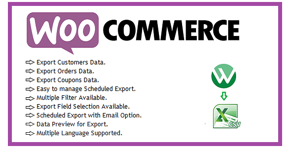 Woocommerce Advanced Export Preview Wordpress Plugin - Rating, Reviews, Demo & Download